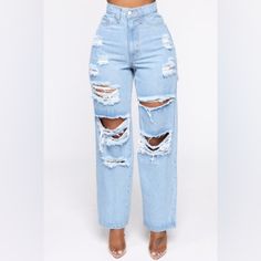 Fashion Nova Jade Boyfriend Jeans 11.5 Rise - High Rise Faux Front Pockets Functional Back Pockets Distressed Non Stretch Denim 29.5 Inseam Disclaimer: Due To The Specialized Wash & Distressing Process, Each Garment Is Unique. 100% Cotton Imported Size 5 Waist 28” Rise 11.5” Inseam 30” New With Tags!! High Rise Mom Jeans, Juniors Jeans, Fashion Nova Jeans, High Jeans, Boyfriend Jeans, Stretch Denim, Fashion Nova, Mom Jeans, Jade