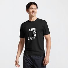 Get my art printed on awesome products. Support me at Redbubble #RBandME: https://www.redbubble.com/i/t-shirt/Life-is-a-Race-by-thilinank/53832896.UGYPM?asc=u Life Is