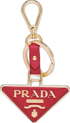 Triangle Logo, Prada, Collage, ? Logo, Red, Pins