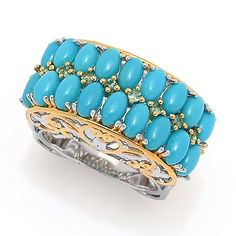 Gems en Vogue
Sleeping Beauty
Turquoise &
Grizzly Emerald
Ring Turquoise Fine Jewelry Ring, Fine Jewelry Turquoise Ring With Accent Stones, Turquoise Fine Jewelry With Accent Stones, Silver Turquoise Ring With Accent Stones, Fine Jewelry Silver Turquoise Ring With Accent Stones, Fine Jewelry Turquoise Ring With Accent Stones In Silver, Luxury Turquoise Jewelry For Anniversary, Luxury Silver Turquoise Ring With Gemstone, Elegant Multi-stone Turquoise Gemstones