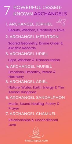 the seven chakras are shown in purple and pink tones, with text that reads 7