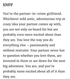 ENFP in love Enfp As A Girlfriend, Enfp In Love, Mbti Types