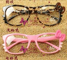 Hello Kitty Glasses Frames, 2000s Glasses, Hello Kitty Sunglasses, Hello Kitty Glasses, Coloured Marble, Silly Clothes, Glasses Cute, Oh My Goddess