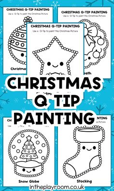 christmas coloring pages for kids to print and color with the words, christmas top painting