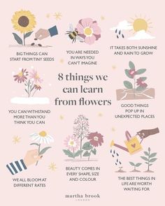 Best Things In Life, Garden Quotes, Flower Quotes, Mental And Emotional Health, Self Care Activities, Happy Thoughts, Self Improvement Tips, Emotional Health, Best Self