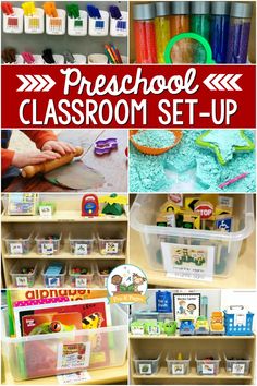 the classroom set up includes books, toys and crafts