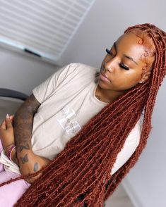 Soft Locs, Big Box Braids Hairstyles, Ginger Hair Color, African Hair Braiding Styles, Box Braids Hairstyles For Black Women, Braids Hairstyles Pictures, Cute Box Braids Hairstyles, Pretty Braided Hairstyles