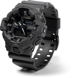 Sporting a bold silhouette  3D hands and a shock-resistant casing  the Casio G-Shock GA700 watch has a front-button super illuminator LED and both analog and digital displays. Cheap Men's Sports Watches, Cheap Sports Watches For Men, Cheap Modern Men's Digital Watch, Cheap Black Digital Watch For Outdoor Use, Casio G Shock Watches Men, Gshock Watch For Men, G Shock Limited Edition, G Shock Watches Mens, Sport Watches For Men