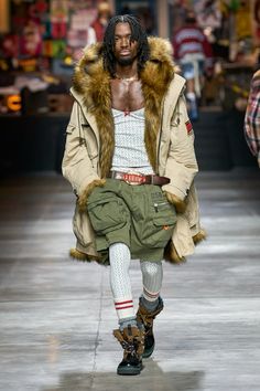 Dsquared Fall 2023, Street Wear 2023, Feminine Men