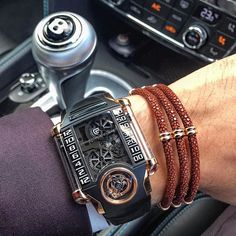 @santa_laura changing gears  wearing @stinghd style #B429 with his Christophe Claret X trem 1 (1/8 ) - www.StingHD.com - by spjeweler Latest Watches, Telling Time, Future Fashion, Gentleman Style, Happy Tuesday, Beautiful Watches