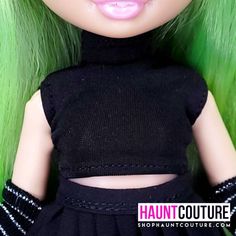 The girls are styling now at Haunt Couture! This black sleeveless top velcros in the back and is a great addition to any look. Top only. Accessories and dolls not included. NO DOLL OR SHOES. ONLY ITEMS STATED. PLEASE READ. Haunt Couture pieces are all MADE TO ORDER with a current shipping time of 3 weeks from placement of order. This is due to the pandemic to give us time to create your pieces to insure quality and limit trips to the store for materials. Thank you for looking at our shop. xoxo Black Emo Party Tops, Black Emo Style Party Tops, Black Sleeveless Top For Costume Party, Sleeveless Black Top For Costume Party, Emo Sleeveless Party Top, Emo Sleeveless Top For Party, Emo Style Sleeveless Party Top, Black Sleeveless Top For Cosplay, Sleeveless Black Top For Cosplay