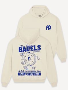 New York Bagel Heavy Oversized Hoodie – AnotherCottonLab New York Bagel, The Cult, Cute Sweatshirts, Oversized Hoodie, Bagels, Oversize Hoodie, Dream Clothes, New Wardrobe, Hoodie Design