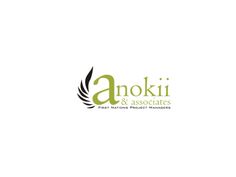 the logo for anokii and associates, which is located in front of a white background