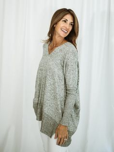 Our best selling oversized-oh-so-soft brushed jersey tunic as seen on @fashionablykay, @lynzyandco, @lizmariegalvan, @cottonstem and @letteredcottage. Get it before it's gone!  Oversized fit, consider sizing down Features raw hems Ribbed bottom Made in the USA Katy (first model) is 5'8" and wearing a Small 77% Rayon, 1 Everyday Comfy Tops With Soft Texture, Comfy Everyday Tops With Soft Texture, Comfortable Soft Knit Cozy Top, Comfortable Soft Knit Cozy Fit Top, Comfortable Cozy Fit Soft Knit Top, Cozy Fit Soft Knit Comfortable Top, Comfy Soft Knit Tops With Relaxed Fit, Comfy Soft Texture Tops For Spring, Comfy Everyday Knit Tops