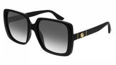 Gucci GG0632S | Sunglasses: EZContacts.com Gucci Collection, Classic Color Palette, Sunglasses Gucci, Gucci Glasses, Burberry Eyewear, Sunglasses Logo, Uv Sunglasses, Designer Eyeglasses, Gucci Sunglasses