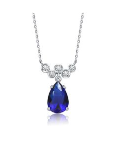 in stock Sapphire Teardrop Crystal Necklace, Blue Pear-shaped Cubic Zirconia Necklace, Sapphire Crystal Teardrop Necklace, Sapphire Teardrop Pendant Necklace In Cubic Zirconia, Blue Sapphire Drop Necklaces, Blue Crystal Drop Necklaces, Blue Crystal Drop Necklace, Pants Shirt Men, Sneaker Dress Shoes