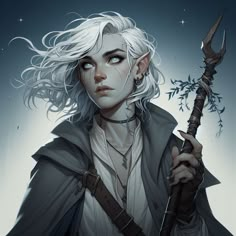 Male Changeling Dnd, Dnd Changeling Female, Male Witch Character Design, Changeling Dnd Female, Genasi Wizard, Mage Apprentice, Changeling Dnd, Moon Druid