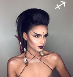 Fantasy Make-up, Make Up Designs, High Fashion Makeup, Theatrical Makeup, Halloween Makeup Inspiration, Makeup Challenges, Gothic Makeup, Crazy Makeup, Make Up Looks