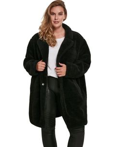 Sherpa Coat, Black Winter Coat, Maternity Tops, Active Wear Tops, Straight Cut, Black Coat, High Jeans, Urban Fashion, Active Wear For Women