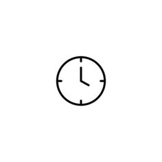 a black and white drawing of a clock