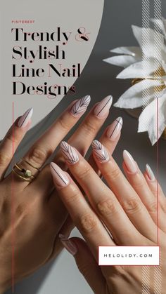 Discover the latest trends in line nail designs with our guide to stylish and chic line nail art! Perfect for adding a touch of sophistication to your manicure, these designs offer a sleek and modern look. Explore creative patterns and get inspired to elevate your nail art game with these trendy line designs. #NailArt #LineNailDesigns #ManicureTrends #NailInspo