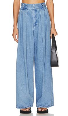 Find MOUSSY Denim Tack Pant In Blue on Editorialist. Moussy Vintage Denim Tack Pant in Blue. - size L (also in M, S, XS) Moussy Vintage Denim Tack Pant in Blue. - size L (also in M, S, XS) 100% cotton. Made in Japan. Machine wash. Zip fly with hook and bar closure. Side seam pockets. Front pintuck detail. Midweight denim fabric Item not sold as a set. 24 at the knee and 24 at the leg opening. MOUR-WJ229. 540HS230-5360. Moussy is a denim brand that is high-end casual inspired by both luxury and l Blue Recycled Denim Pants For Fall, Fall Blue Recycled Denim Pants, Baggy Indigo Denim Pants, Indigo Wide Leg Pants For Fall, Indigo Wide-leg Pants For Fall, Relaxed Fit Full Length Denim Pants, Wide Leg Indigo Pants For Fall, Spring Blue Cropped Jeans With Belt Loops, Blue Cropped Jeans With Belt Loops For Spring