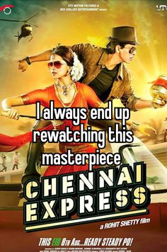 an advertisement for cinema express with the caption i always end up rewatching this masterpiece