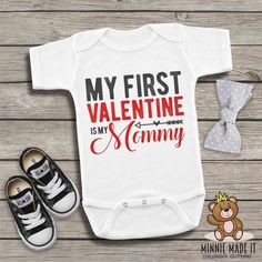 Baby First Valentines Day, Baby First Outfit, Newborn Baby Boy Gifts, First Valentines Day, Baby Shoot, Newborn Baby Boy, Gerber Baby, Mommy Baby, Baby Boy Onesies