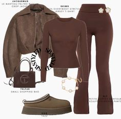 Winter Outfits For Black Women, Cute Pants Outfits, Outfits For Black Women, Autumn School Outfit, Fasion Outfits, Cute Swag Outfits, Casual Chic Outfit, Baddie Outfits Casual, Warm Outfits