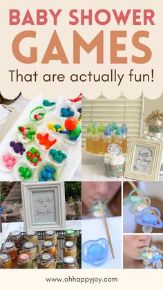 baby shower games that are actually fun for the kids to play with and do on