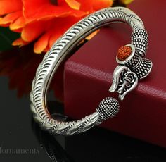 Amazing handcrafted unique designer work 925 sterling silver vintage design custom made oxidized silver personalized unisex gifting jewelry from India. Metal-925 sterling silver. Item type-Bangle /bracelet/ Kada. Weight-43.560 grams. Size-2-6 (2.375 inches inner diameter)We can easily adjust by twisting it for bigger size. Width-1.0 centimeters stamped- 925. Finish-Oxidized. Makes excellent gifting for birthday, mother's day, father's day, Christmas day,valentinesday, wedding, anniversary gifts Antique Silver Sterling Bracelet With Hallmark As A Gift, Antique Silver Hallmarked Sterling Silver Bracelet As Gift, Antique Silver Hallmarked Sterling Silver Bracelet For Gift, Antique Silver Hallmarked Sterling Silver Bracelet Gift, Traditional Sterling Silver Bangle With Polished Finish, Silver Openable Bangle Jewelry, Openable Silver Bangle Jewelry, Silver Openable Bracelets As A Gift, Silver Openable Bracelets For Gift