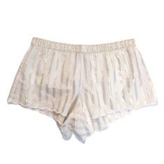 Victoria’s Secret Metallic Striped Pajama Shorts Size: Large Condition: New With Tags Color: White And Gold Metallic Stripes Material: 50% Cotton, 40% Viscose, 10% Metallic Fiber Stretch White Sleepwear By Victoria's Secret, Victoria's Secret White Bottoms For Pajama Party, Victoria's Secret White Short Sleepwear, Victoria's Secret Summer Daywear Shorts, Victoria's Secret White Short Bottoms, White Stretch Pajama Shorts For Sleep, White Pajama Shorts For Bedtime, White Short Pajama Shorts For Bedtime, Victoria's Secret White Sleepwear For Lounging