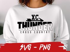 Thunder Png, Country Svg, Cross Country Mom, Country Sports, School Team, Cross Country, Favorite Things Gift, Sports Team, Cricut Design