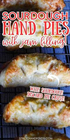 sausage hand pies with jalapeno peppers are cooling on the grill and ready to be served