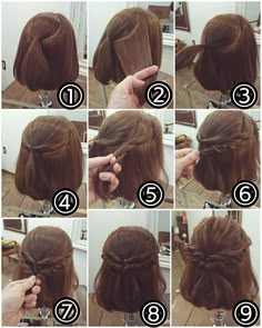 Hairstyles Short Bob, Kawaii Hairstyles, Hairdos For Short Hair, Shot Hair Styles, Short Wedding Hair, Very Short Hair