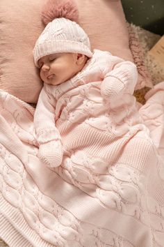 Introducing our Sweet Blush Baby Knitwear Set, meticulously designed to envelop your newborn in cozy elegance from their first moments. This ensemble is the embodiment of luxurious warmth with its blush pink cable-knit fabric, offering both style and practicality for everyday wear. It stands as an impeccable choice for those special early life moments, perfectly balancing comfort and style. Explore the Unique Features of Our Baby Knitwear Set: Luxurious Cable-Knit Blanket: This plush, blush pink Newborn Baby Clothes Set, Daniel Pink, Cable Knit Blankets, Newborn Coming Home Outfit, Newborn Baby Boy Outfit, Baby Coming Home Outfit, Baby Party Dress, Newborn Baby Girl Outfit, Pink Newborn