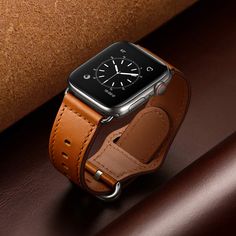 Apple Watch Band Series 7 6 5 4 Premium Classic Leather Belt Bracelet iWatch 38mm 40mm 41mm 42mm 44mm 45mm Metal Buckle Wristband Strap |Watchbands| The New Apple Watch Series 7 is compatible with all existing bands.Size 38/40mm will fit the new 41mm Apple watch, For the 45mm choose sizes 42/44mm. This cool watch band is available in all Apple watch face sizes 38mm, 40mm, 41mm, 42mm, 44mm, 45mm. The actual band fits wrist sizes up to 6.2" - 10.2" wrist. Available in colors: Black, Brown, Pink, G Leather Belt Bracelet, New Apple Watch Bands, Apple Watch 3, Apple Watch 42mm, Bracelet Apple Watch, New Apple Watch, Apple Watch Case, Silicone Watch Band, Apple Watch Bands Leather