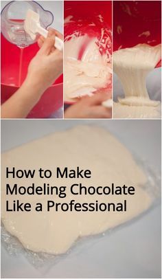 how to make modeling chocolate like a professional