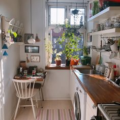 the kitchen is clean and ready for us to use