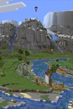 Minecraft Survival World, Minecraft Landscape, Minecraft Castle Designs, Minecraft Tree, Minecraft Create, Map Minecraft, Minecraft House Plans, Minecraft Pictures, Adventure World