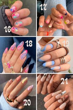 Trendy Nail Ideas for Teens {+ Thoughts on Acrylics} momma teen Teen Nail Designs, Birthday Nail Designs, Teen Nails, Nail Courses, Cute Acrylic Nail Designs, Really Cute Nails, Cute Summer Nails, Black Nail Designs, Cute Gel Nails