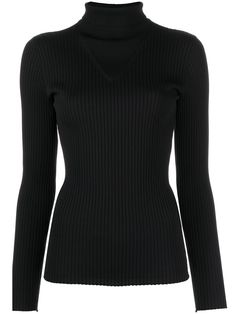 space black ribbed knit roll neck long sleeves straight hem stretch-design Black Turtle Neck, Mountain Outfit, Tight Sweater, Space Black, Roll Neck Sweater, High Neck Sweater, Knitted Tops, Sweaters Crewneck, Roll Neck