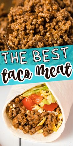 the best taco meat recipe ever