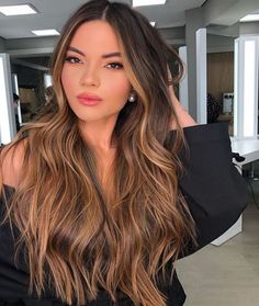 Hair Color Caramel, Long Hair Color, Honey Hair, Brown Blonde Hair, Hair Color Balayage, Hair Inspiration Color