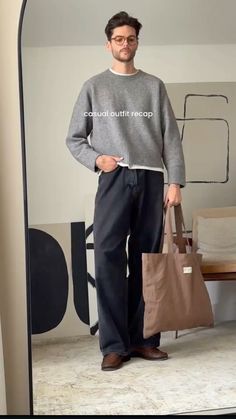 Gray Sweater Outfit Men, Grey Sweater Outfit Men, Gray Knit Sweater Outfit, Grey Sweater Outfit Mens, Gray Sweater Outfit, Sweater Outfit Men, Crew Neck Sweater Outfit, Grey Sweater Outfit, Sweater Outfits Men