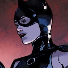 an animated image of a woman dressed as catwoman with her hands in her pockets