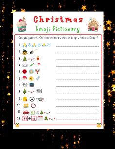 christmas themed printable worksheet for children to practice their english and spanish words