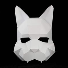 I think I saw a pussycat! This template is made to fit an average male adult head. Do you want to create something different and impress at a party or event? Do you enjoy being crafty? Look no further! You can make your own 3D geometric mask, using the templates and instructions I created. How you decorate it, is limited only by your imagination. You don't need to be a crafts expert. The instructions are easy to follow and with a little patience and creativity, anyone can make their own unique m Geometric Mask, Pdf Layout, Mask Boy, Egyptian Mask, Low Poly Mask, Mask Man, Mask Template, Copyright Law, Paper Mask