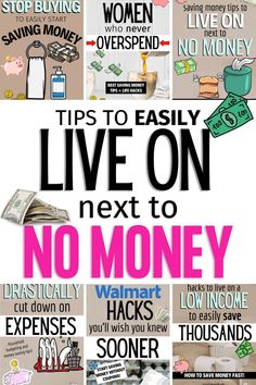 Saving Money Tips Ideas to Live on Less Money (how to survive on low income) Living Cheap Saving Money, Saving Money Frugal Living, Money Saving Methods, Money Saving Techniques, Money Frugal, Saving Money Budget, Money Management Advice, Best Money Saving Tips