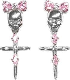 Sugar Skull Earrings, Pink Skull, Skull Earrings, Who Said, Free Giveaway, Sugar Skull, Silver 925, 925 Sterling Silver, Sterling Silver